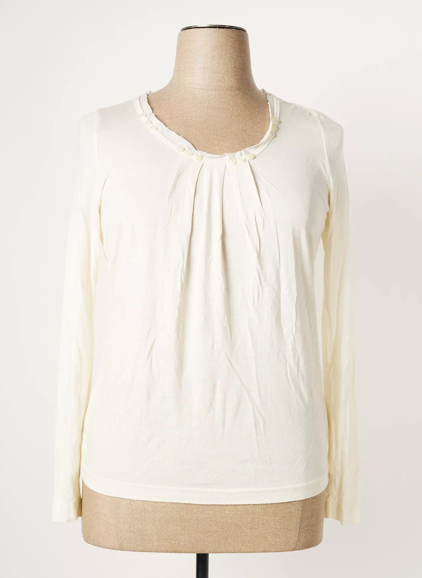 Fleur De Sel Tshirts Femme couleur beige