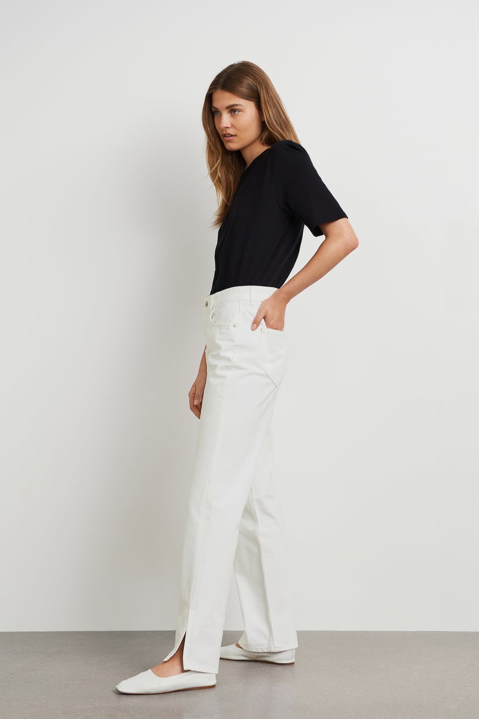 90s slit jeans