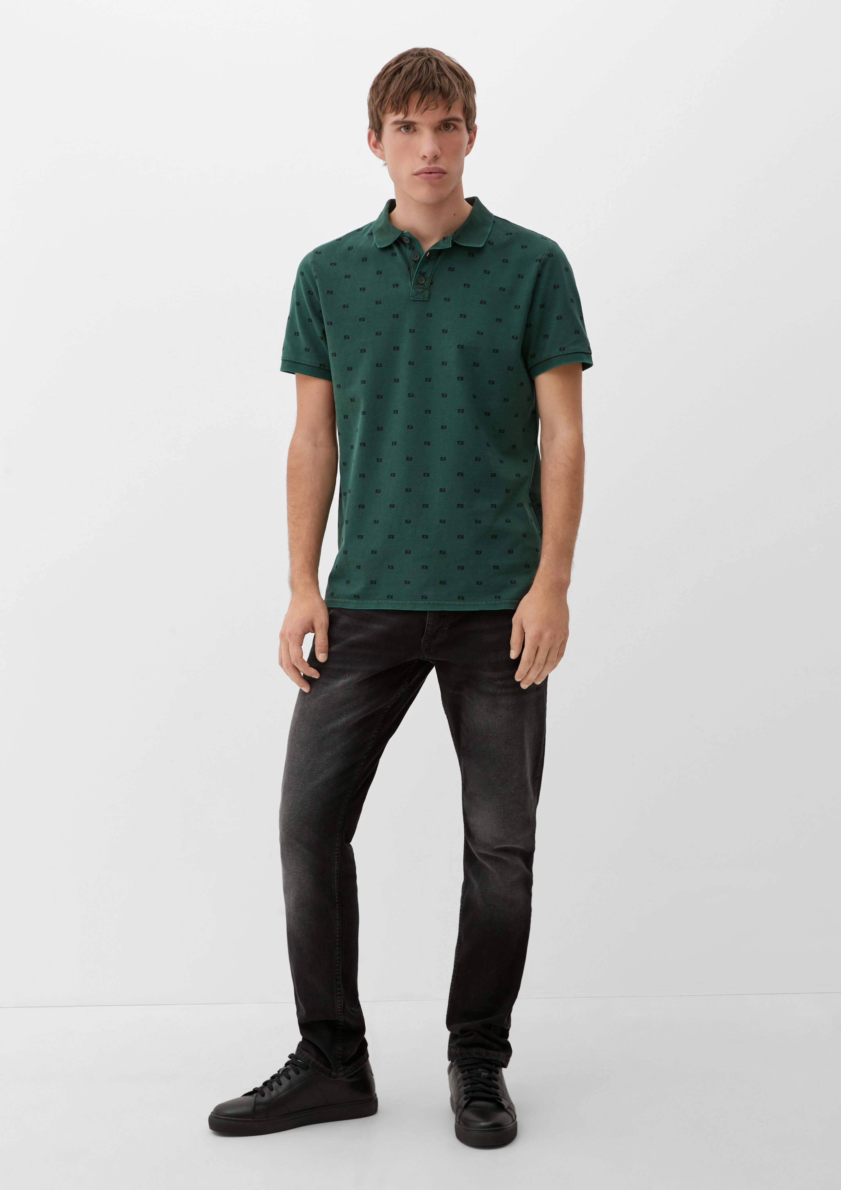 Poloshirt mit Muster-Print  2131688-78A1
