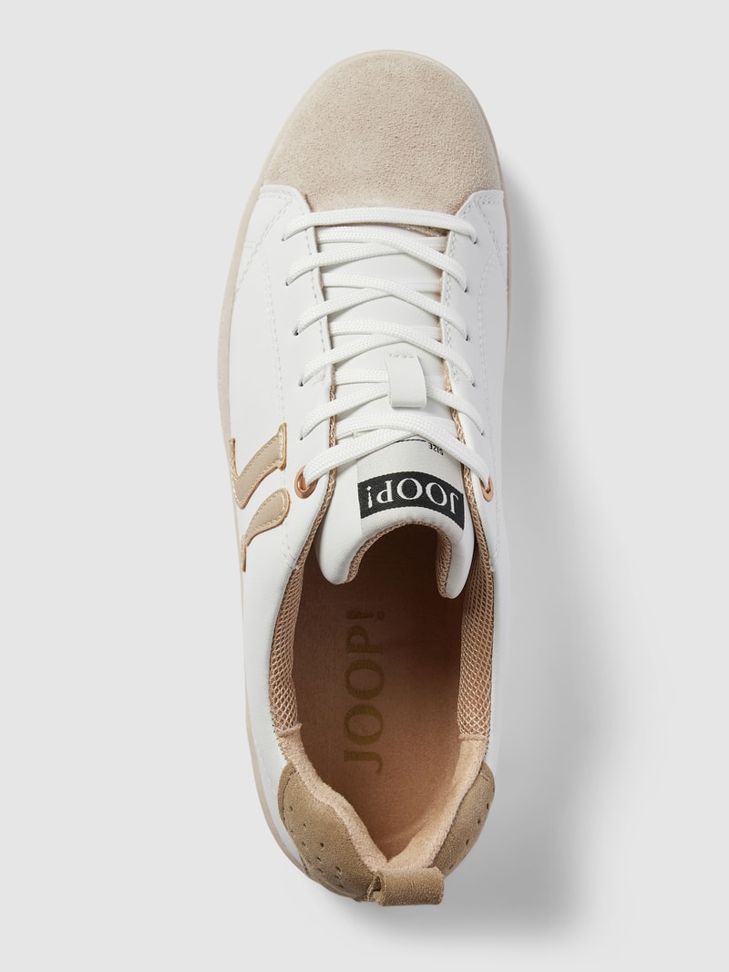 Sneaker mit Label-Detail Modell 'juno misto' in weiß