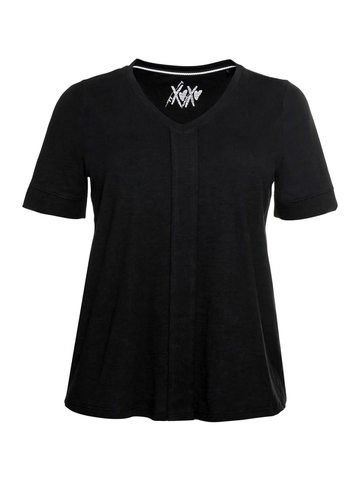 sheego T-Shirt in schwarz günstig kaufen