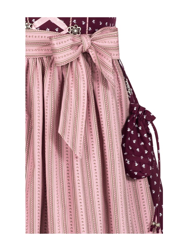 Nübler Kinderdirndl 3-teilig Nabilia in Weinrot günstig kaufen