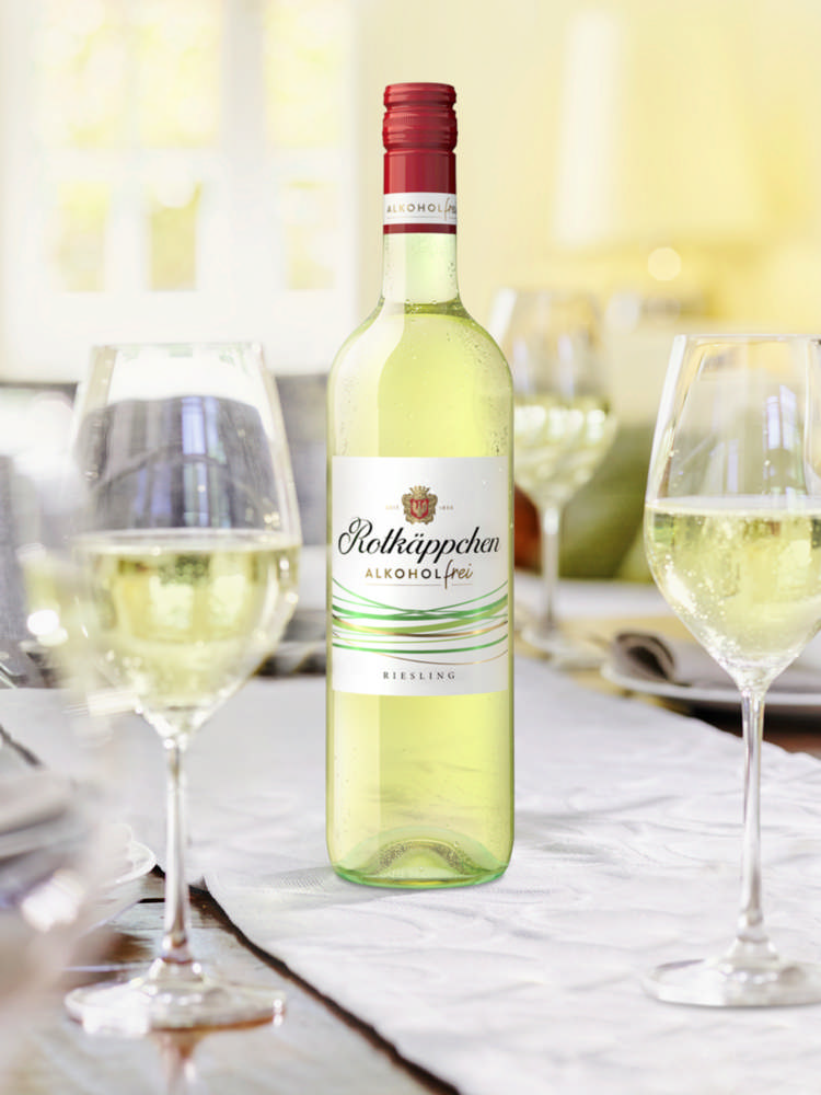 Rotkäppchen Wein Alkoholfrei Riesling 0,75l - 6er Karton