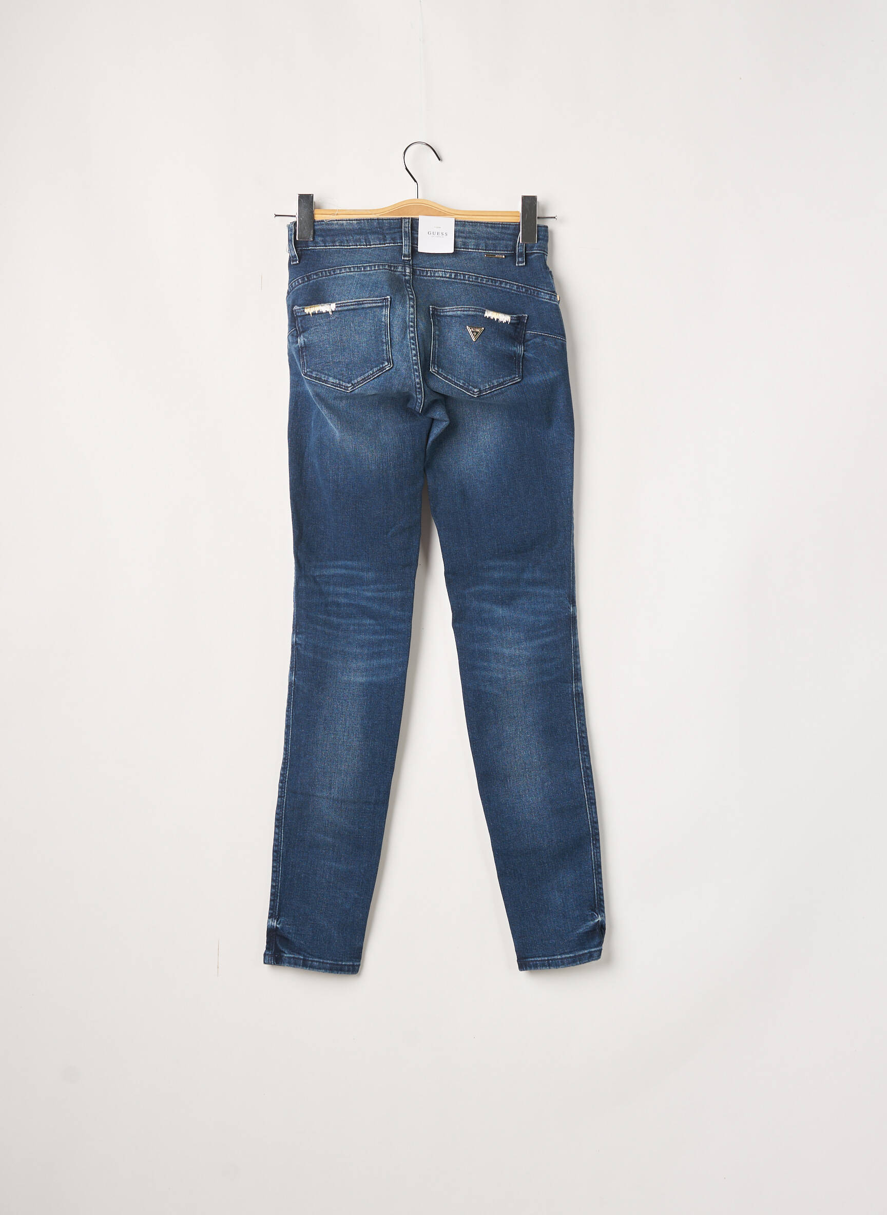 Guess Jeans Coupe Slim Femme couleur bleu