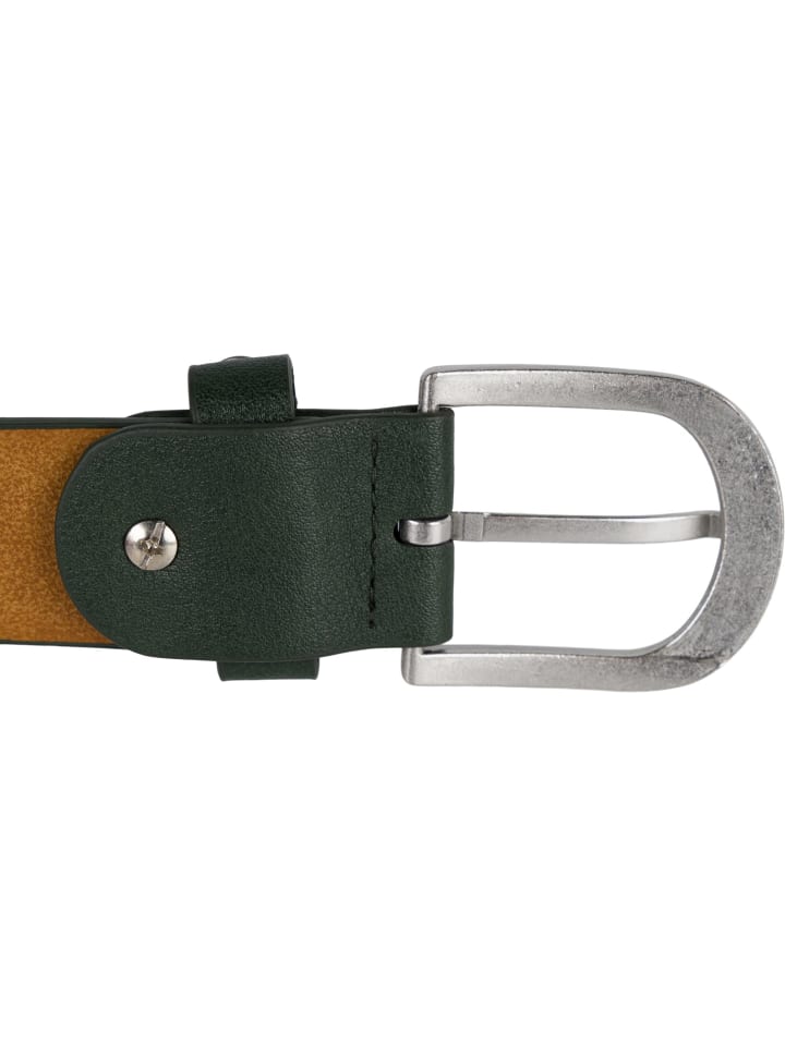 styleBREAKER Nietengürtel in Dunkelgrün günstig kaufen
