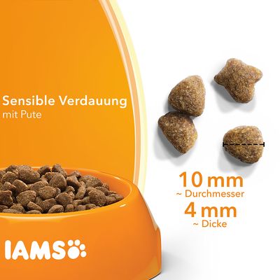 IAMS for Vitality Sensitive Digestion Adult & Senior mit Truthahn