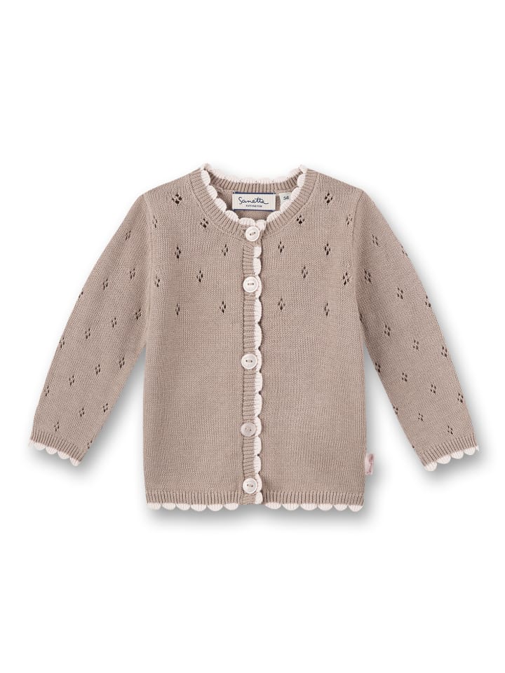 Sanetta Strickjacke in Braun günstig kaufen 62