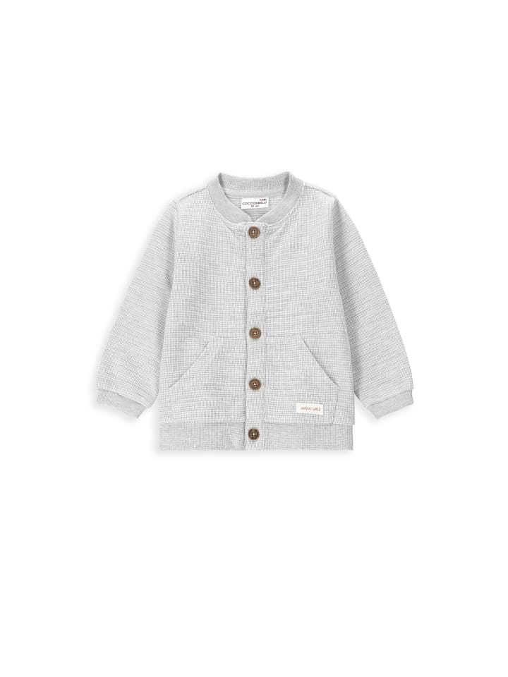 Coccodrillo Sweatshirt mit Reißverschluss in grau günstig kaufen