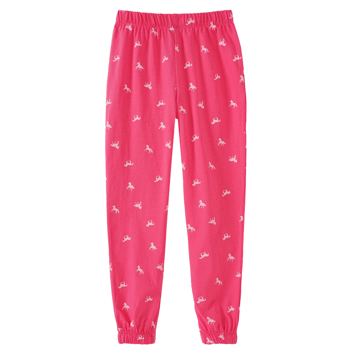 Mädchen Schlafanzug mit Pferde-Motiven