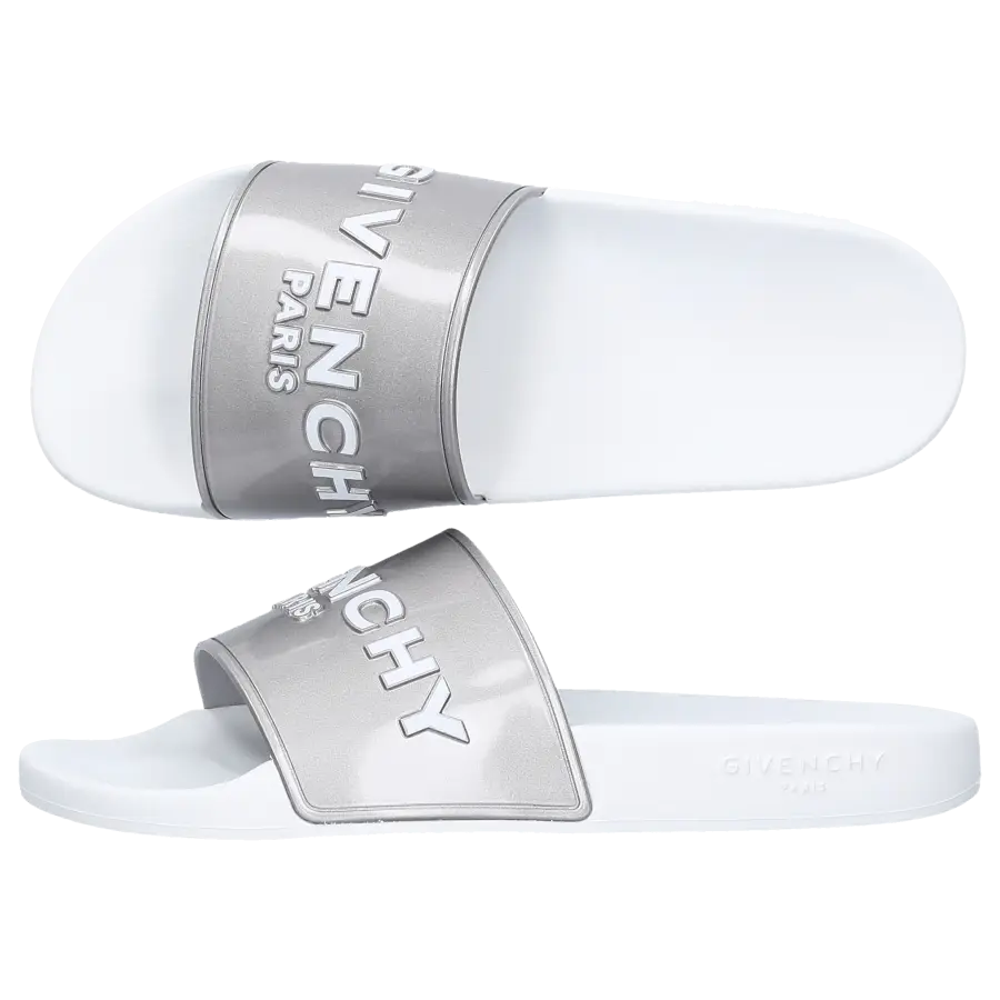 Givenchy - Badeschuhe PARIS Kautschuk - grau