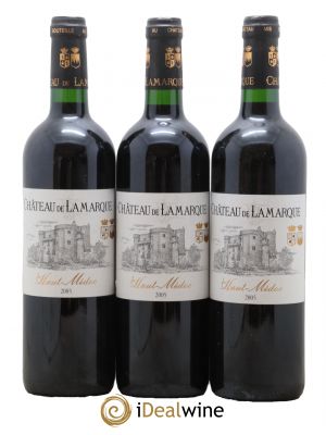 Château de Lamarque Cru Bourgeois  2005 - Lot de 3 Bouteilles