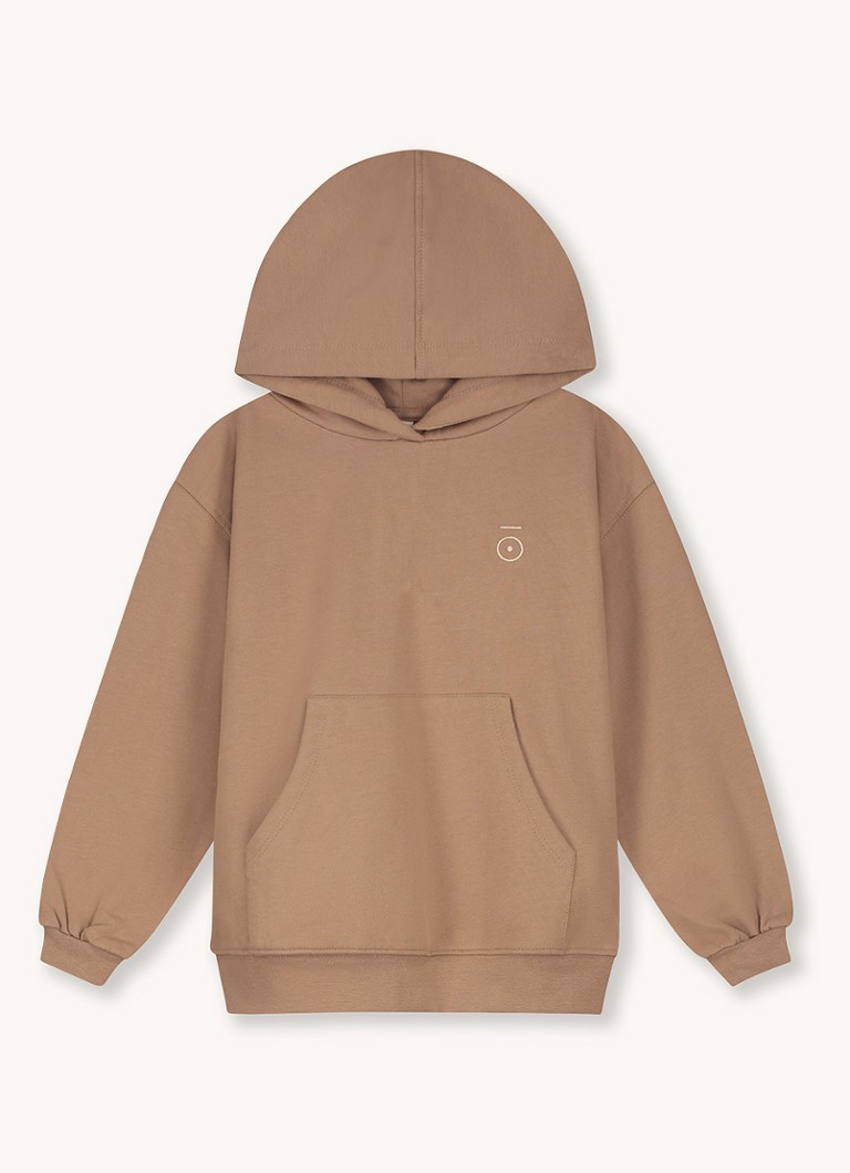 Moletom com capuz Gray Label em algodão orgânico com bolsos laterais