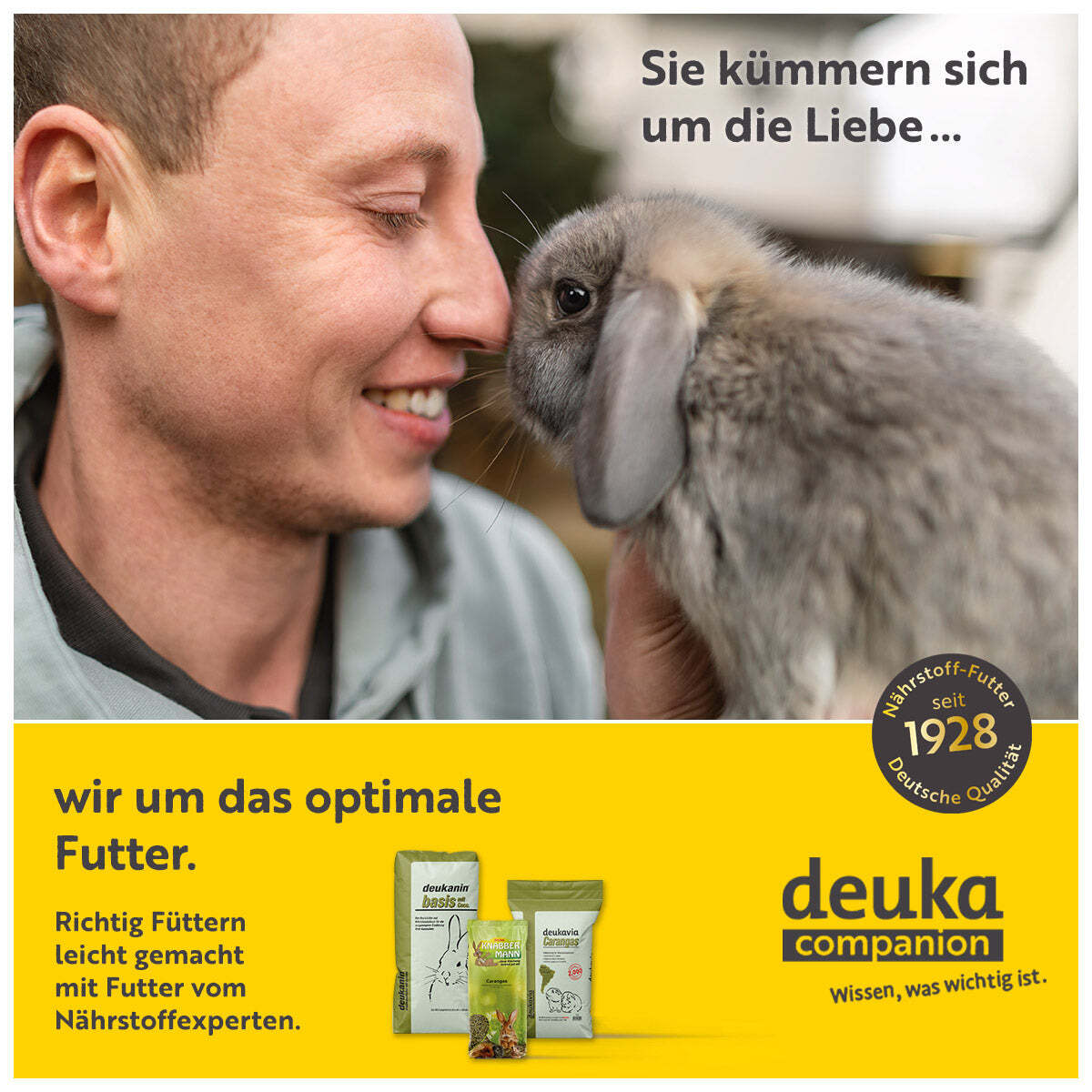 deukanin Hauptfutter deukanin energie 25 kg - Kaninchenfutter