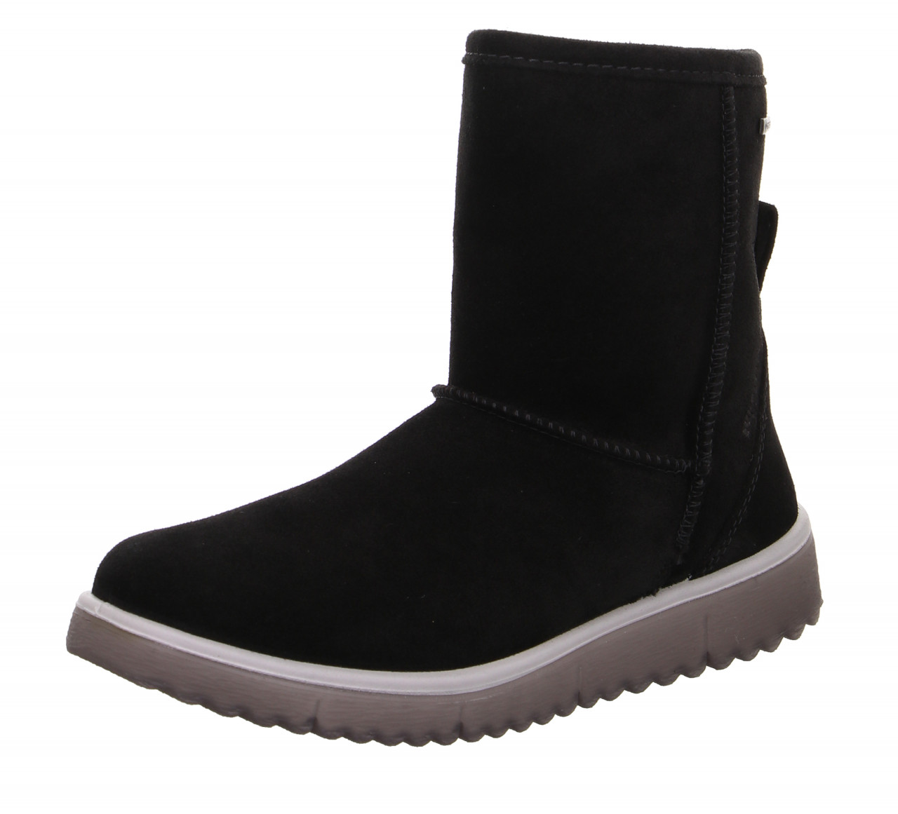 LORA - Schwarz Stiefel mit Reißverschluss
