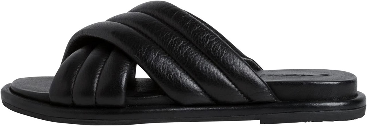 TAMARIS Pantoletten schwarz Komfort Pantolette, Schwarz