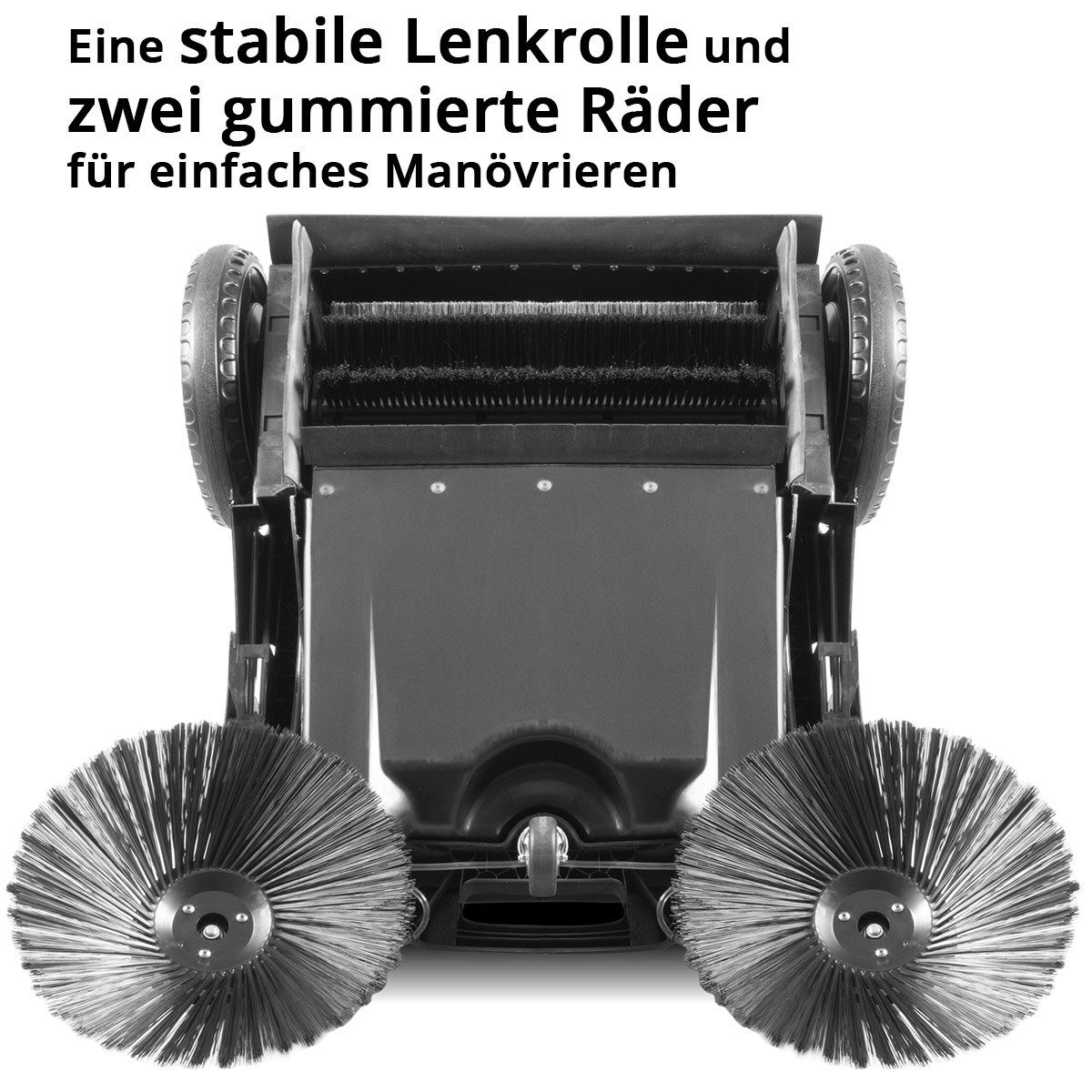 STAHLWERK Handkehrmaschine Akku Kehrmaschine SLW-55 ST mit 1000 mm Kehrbreite, 100 cm Arbeitsbreite, (Packung, 1-St)
