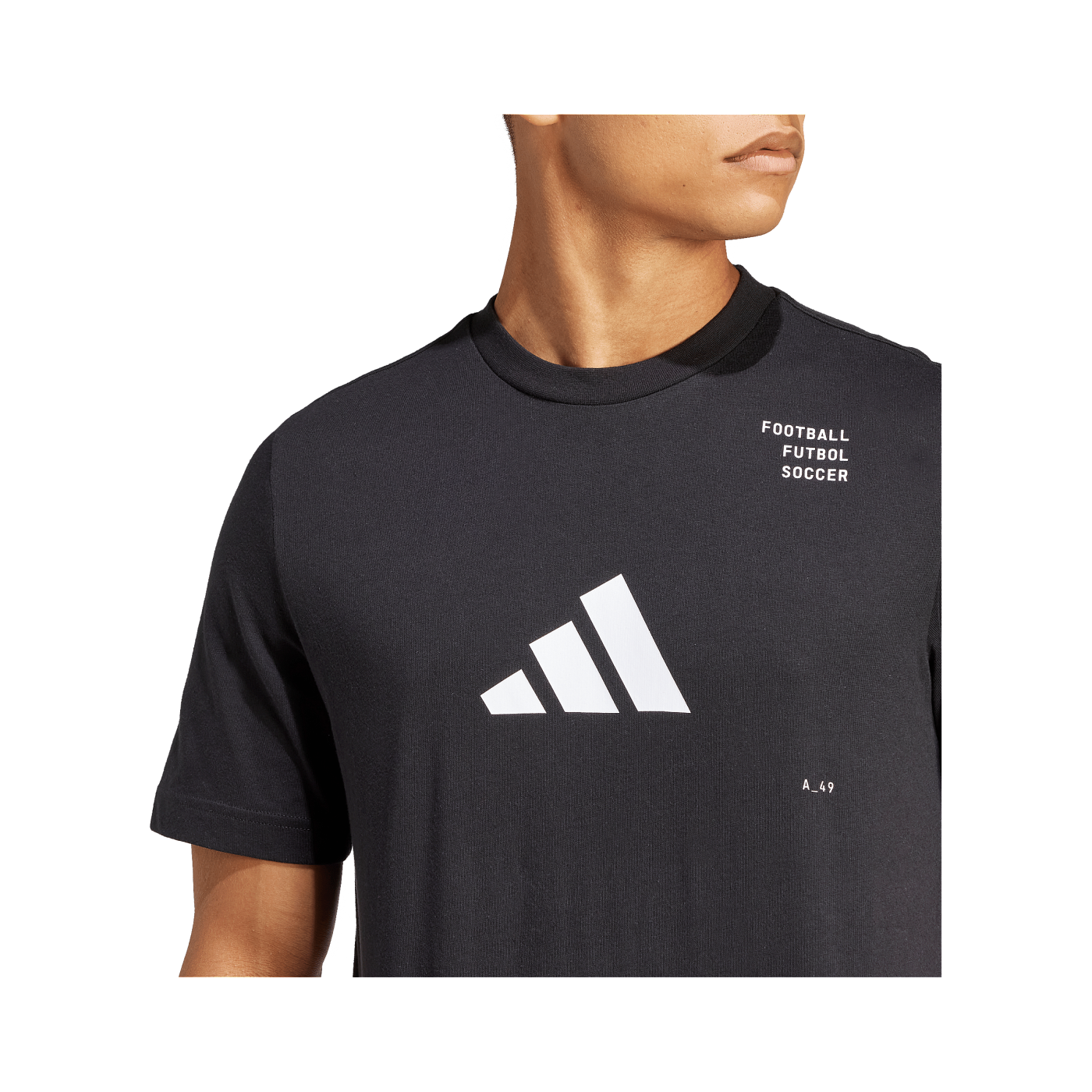 adidas Football Category Logo T-Shirt Schwarz