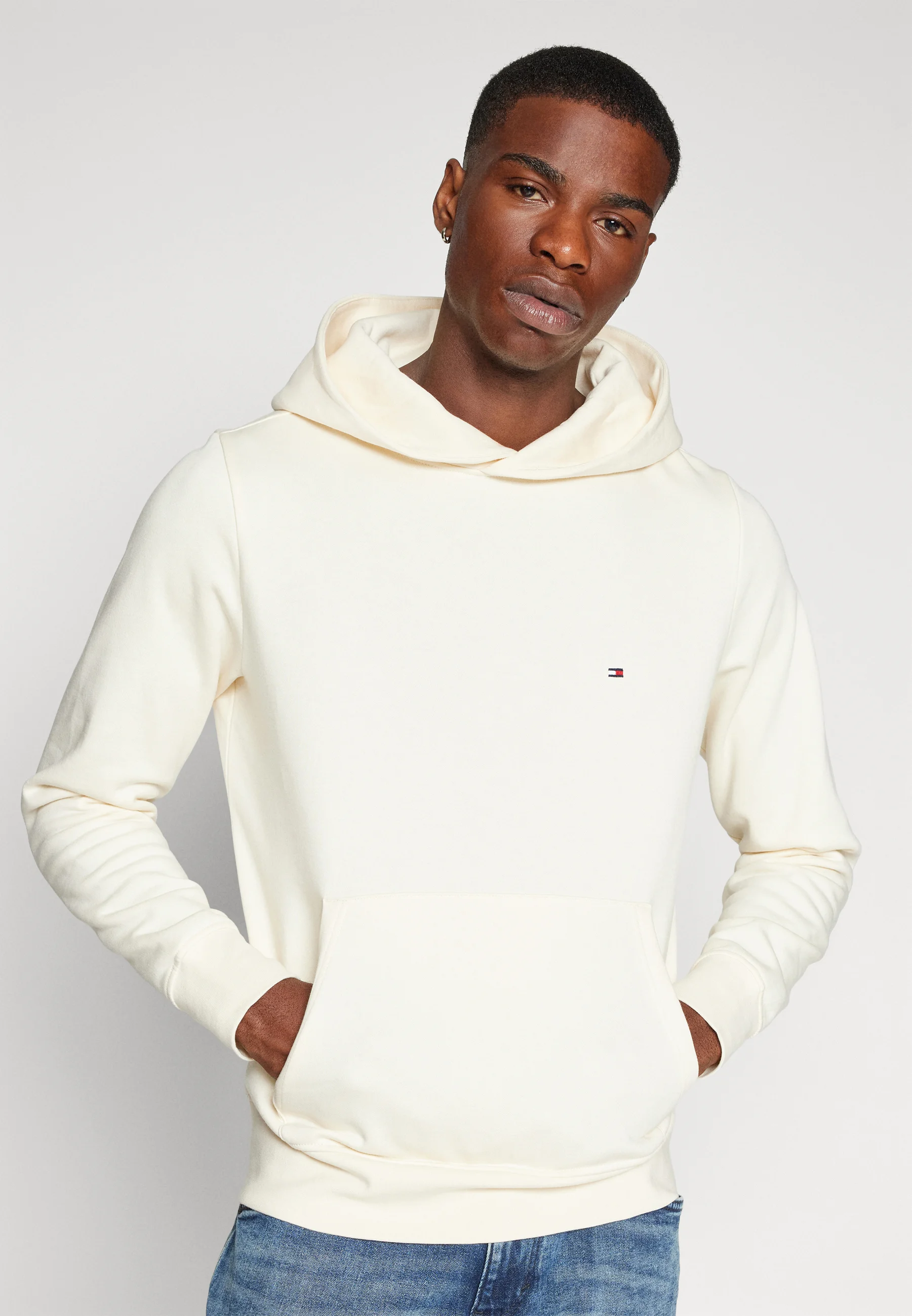 Sudadera con capucha y logo de la bandera de Tommy Hilfiger