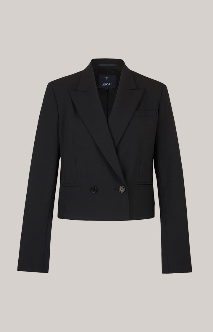 Kurz-Blazer in Schwarz