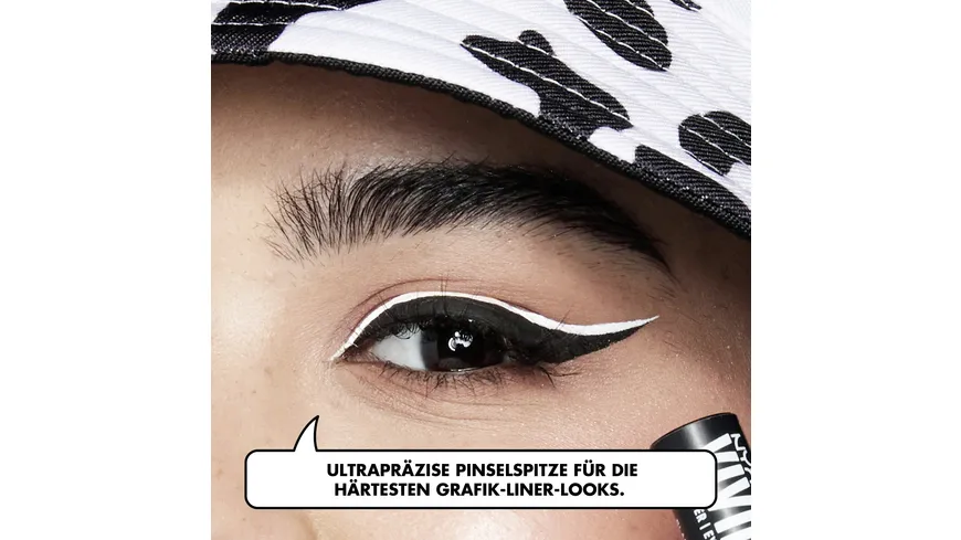 NYX PROFESSIONAL MAKEUP VIVID MATTE Liquid Liner Black - Black
