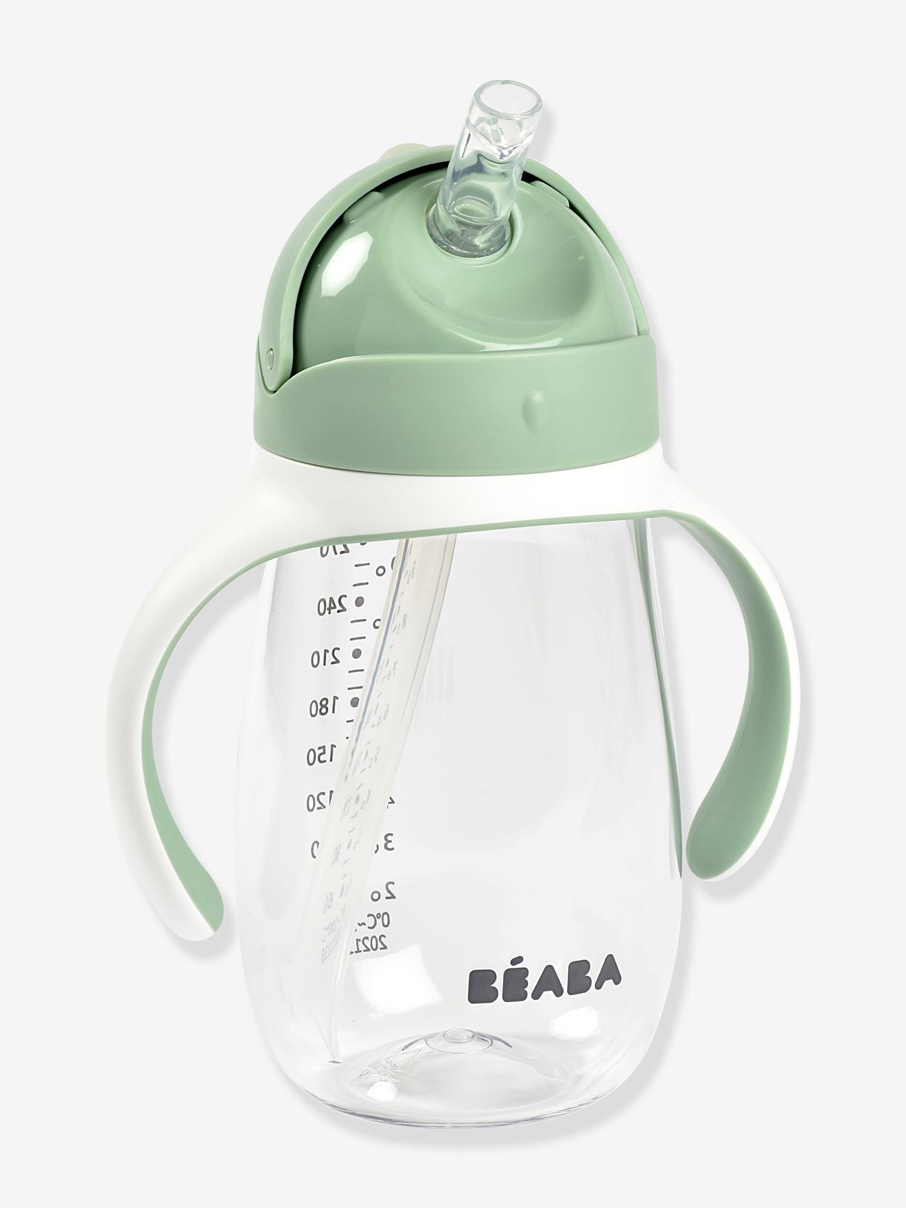 Tasse paille (300 ml) BEABA bleu