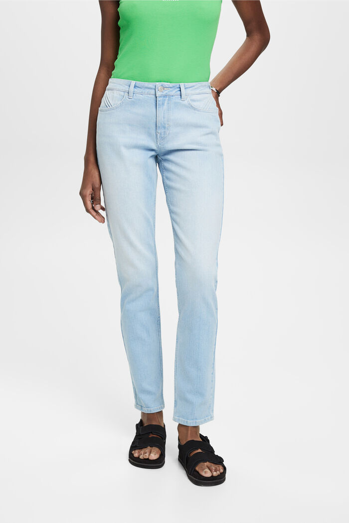 Slim-Fit-Jeans mit mittlerer Bundhöhe