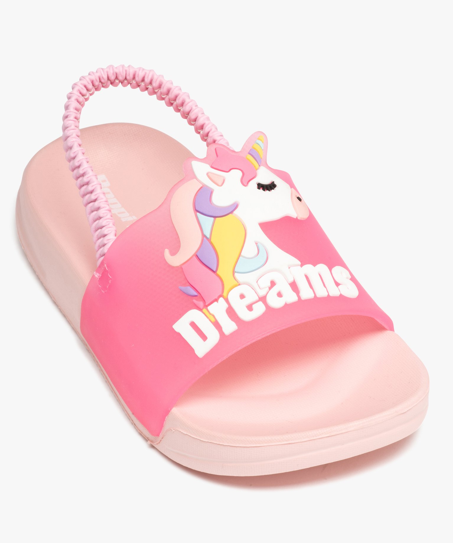 Mules de piscine licorne avec bride élastique - Beppi rose | GEMO