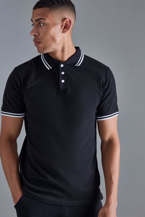 Slim-Fit Pique Poloshirt