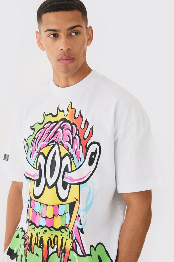 Oversize T-Shirt mit Print