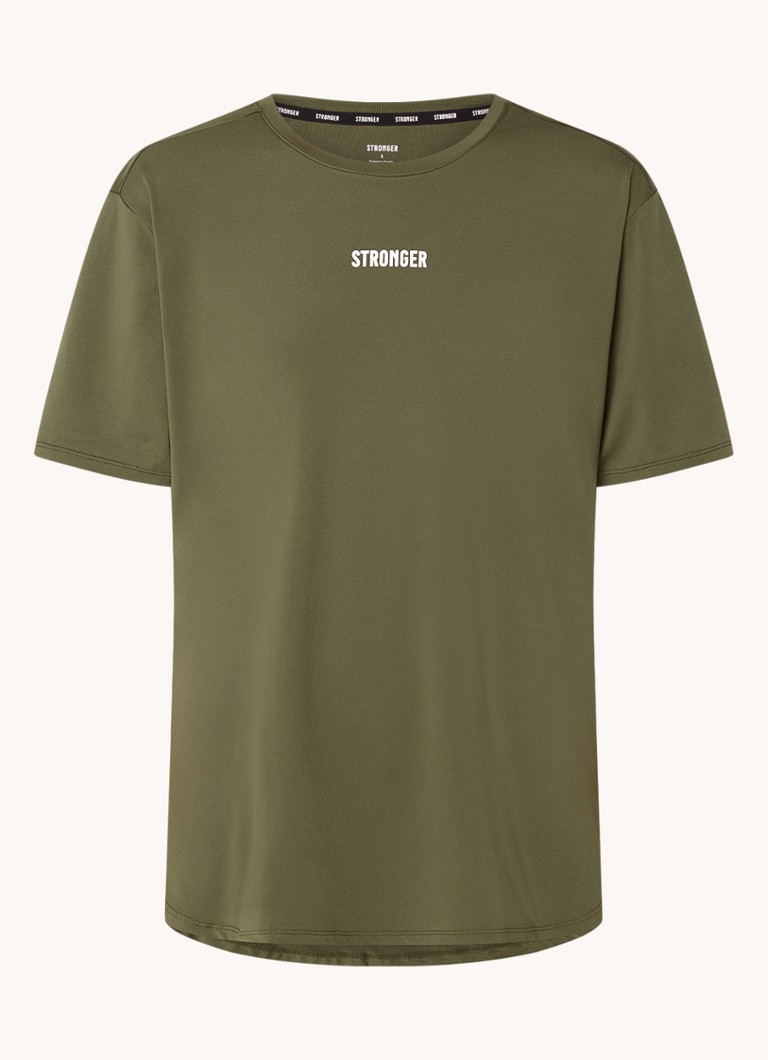 Koszulka treningowa z logo STRONGER