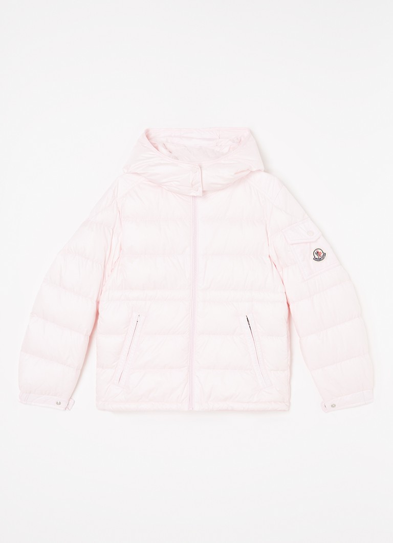 Giacca imbottita Moncler Dalles con imbottitura in piuma e coulisse