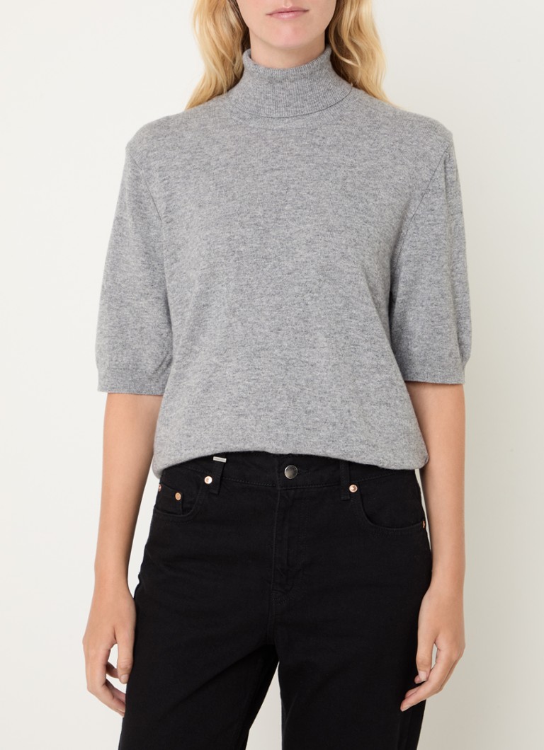 Benetton Fine-knit top in cashmere blend