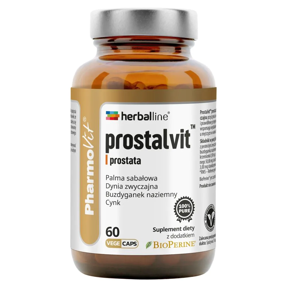 PharmoVit Herballine Prostalvit Prostata daržovių kapsulės