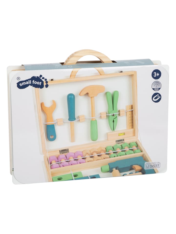 small foot Spielwerkbank Werkzeugkoffer Nordic (11505) in Mehrfarbig günstig kaufen onesize