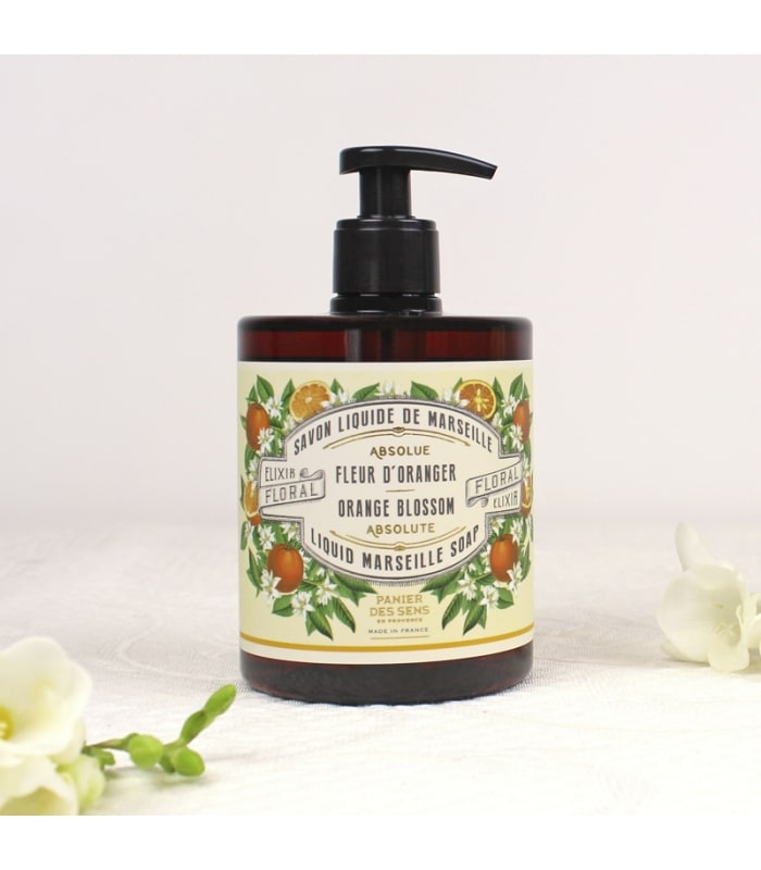 PANIER DES SENS-SAVON LIQUIDE DE MARSEILLE-Fleur d'Oranger