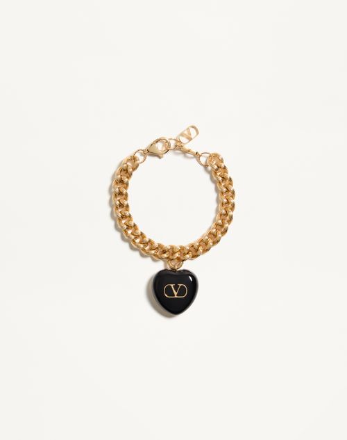 Pulseira Coeur Royal em metal e esmalte