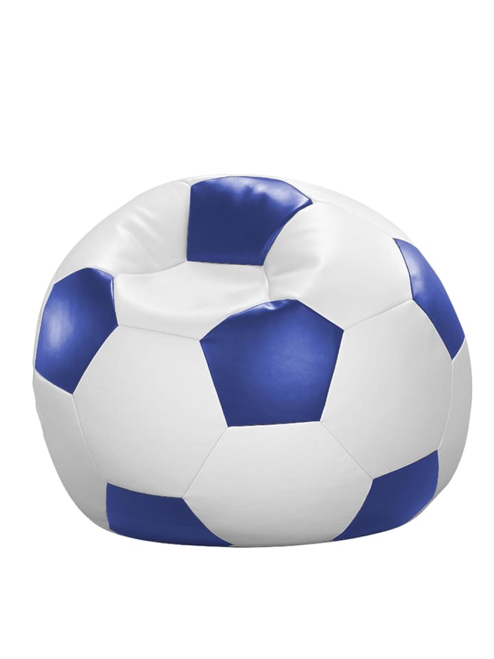 Linke Licardo Sitzball aus Kunstleder in blau/weiß günstig kaufen onesize