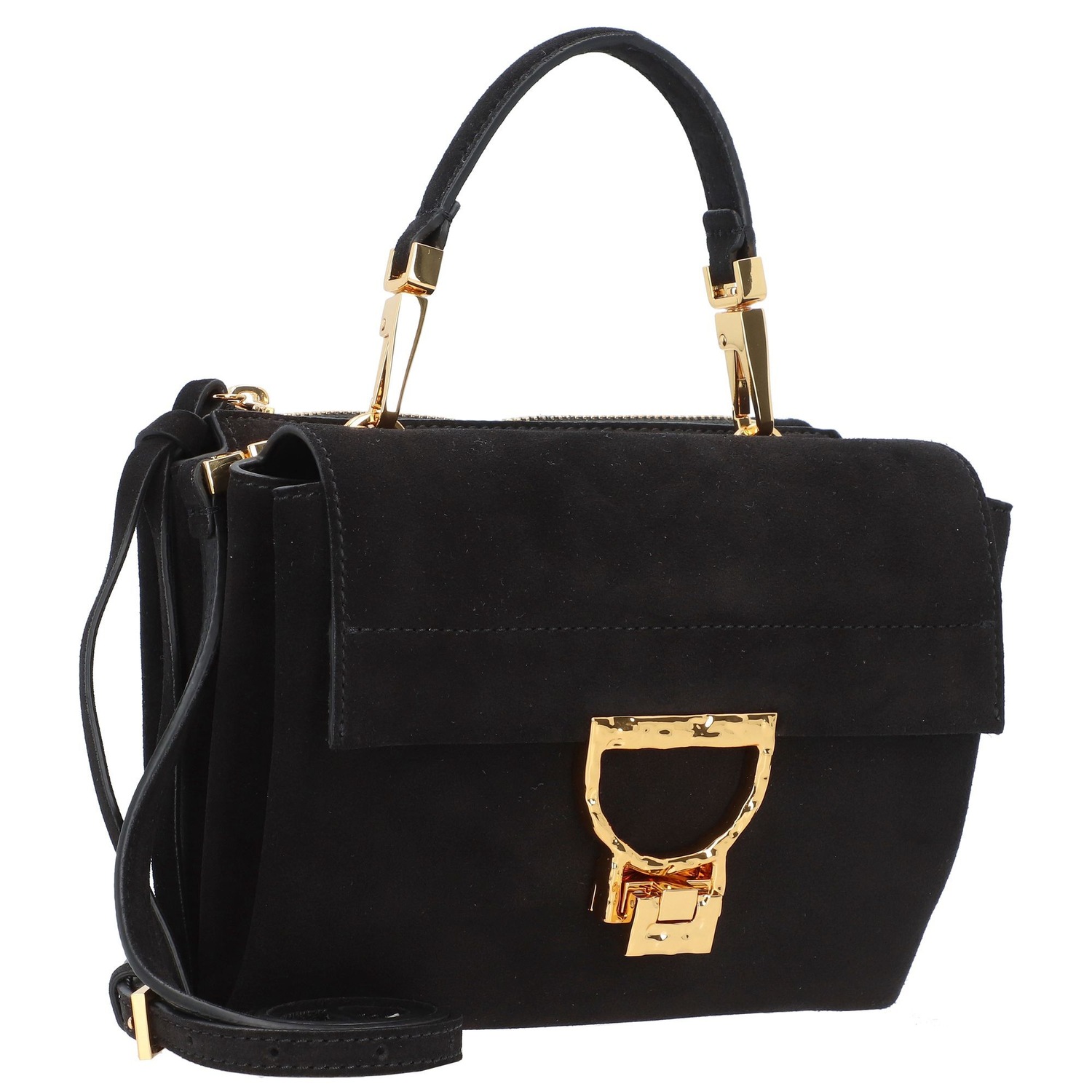 Arlettis Suede Droplet Handtasche Leder 20 cm
