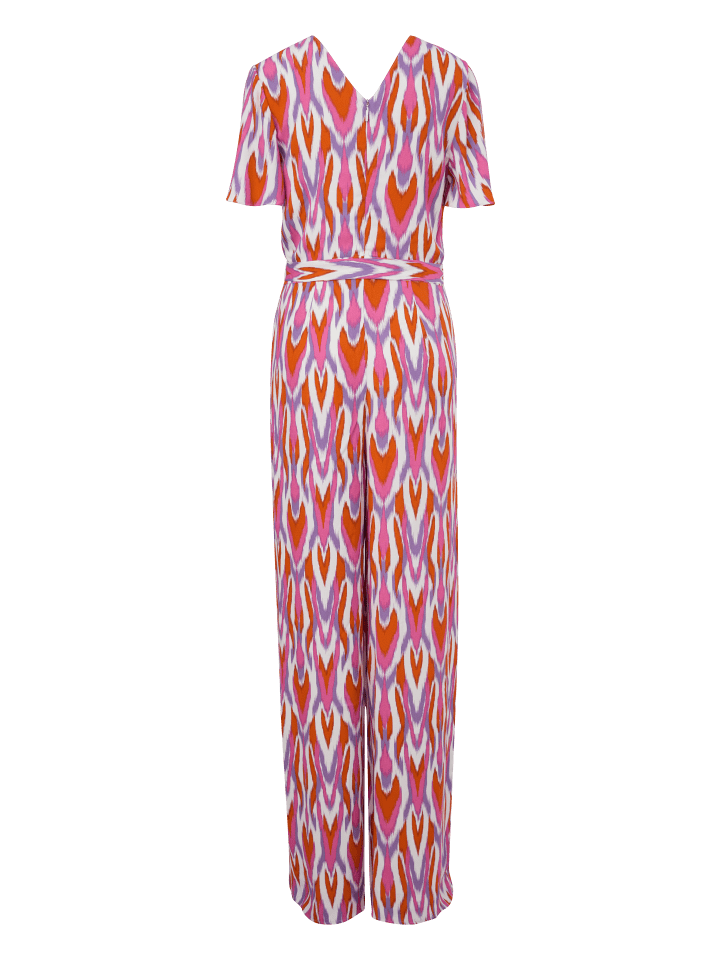 comma Overall lang in Mehrfarbig-orange-weiß günstig kaufen