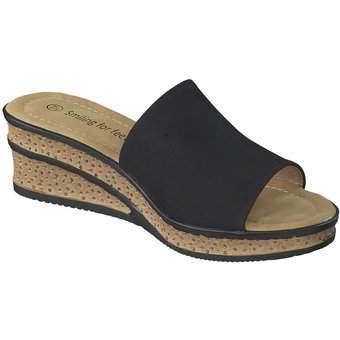 smiling for feet Pantolette in schwarz