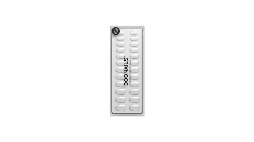 DOONAILS Soft Gel Press Ons Milkshake Medium Round Milkshake - Milkshake