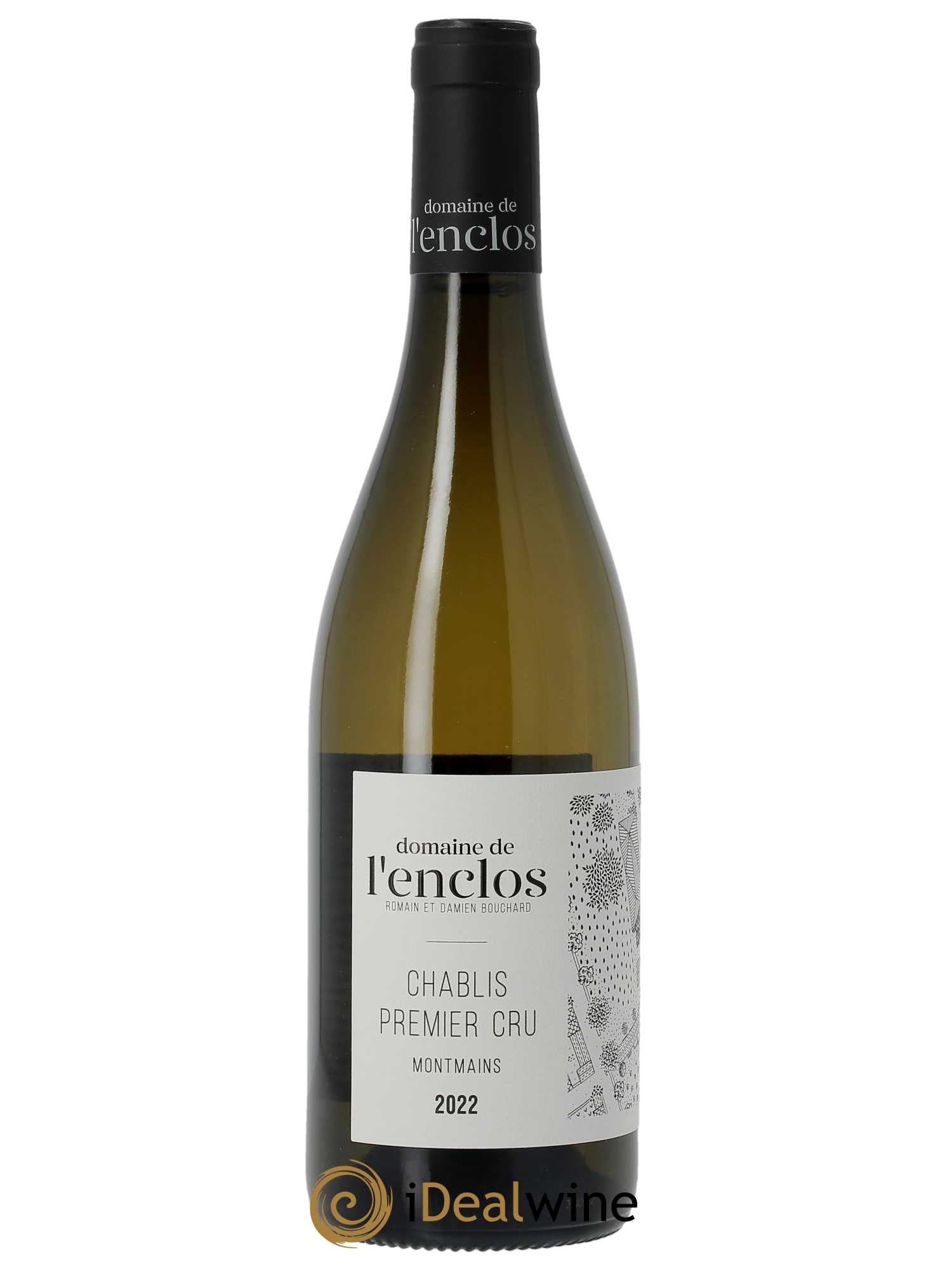 Chablis 1er Cru Montmains Domaine de l'Enclos  2022 - Lot de 1 Bouteille