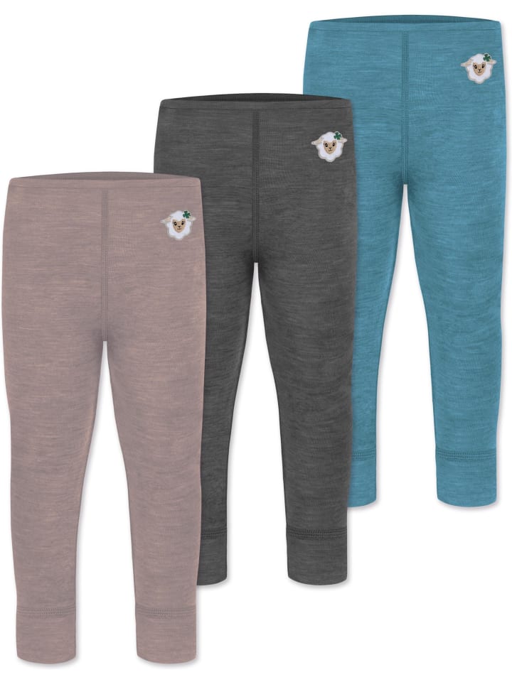 Normani Outdoor Sports 3er Pack Baby Merino Hose Unterhose „Tihoi