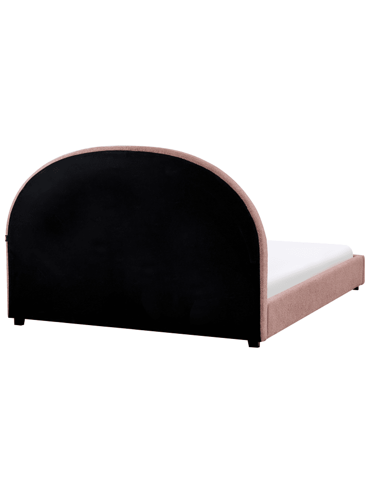 Beliani Doppelbett VAUCLUSE in Rosa - (W) 154 x (H) 112 x (L) 214 cm günstig kaufen onesize
