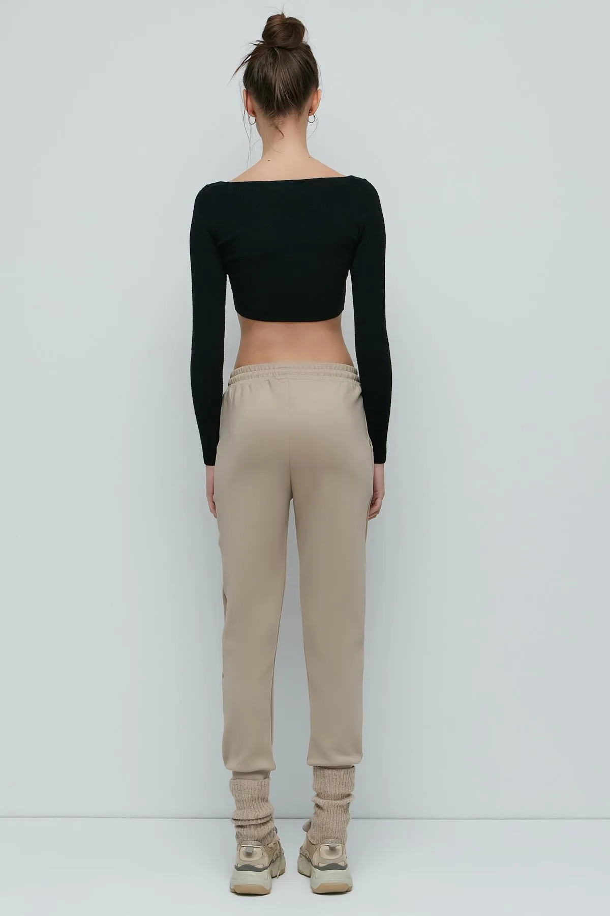 C&City  Jogginghose mit Bündchen 803 Stein