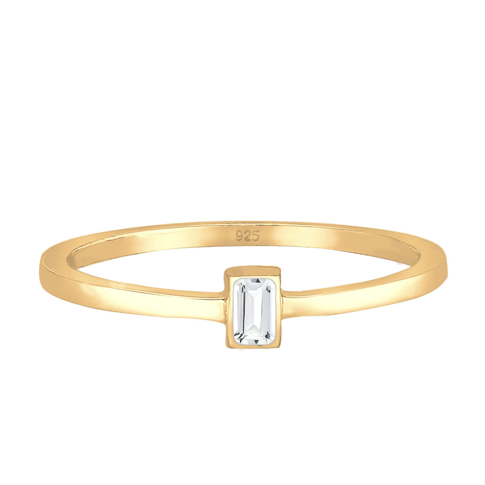 Elli PREMIUM Elli PREMIUM Bague dames avec pierre Geo Topaz Vintage en argent sterling 925 Bague