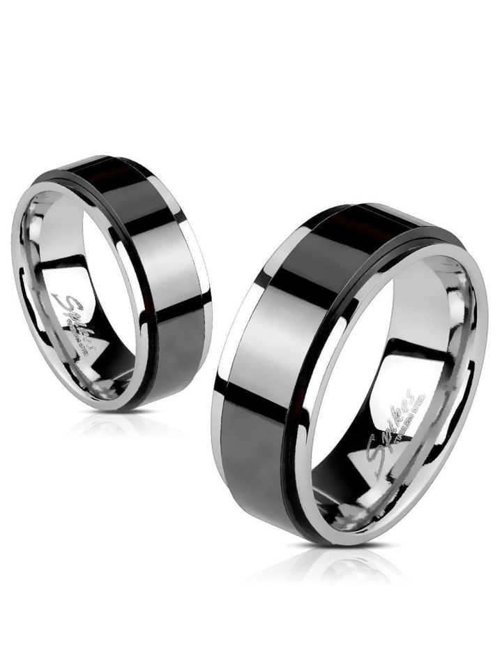 Bungsa Ring in Silber, Schwarz günstig kaufen