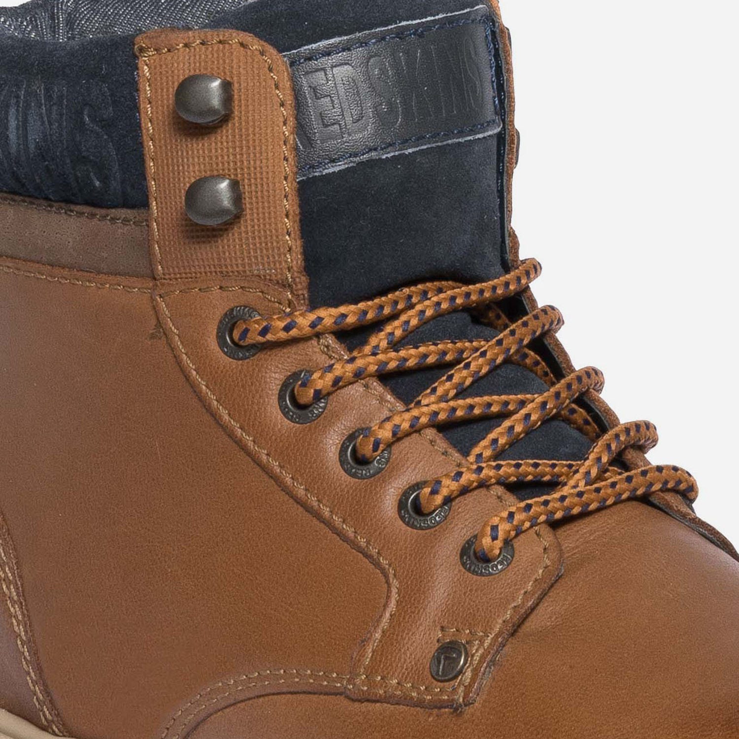 Boots REDSKINS cognac en cuir