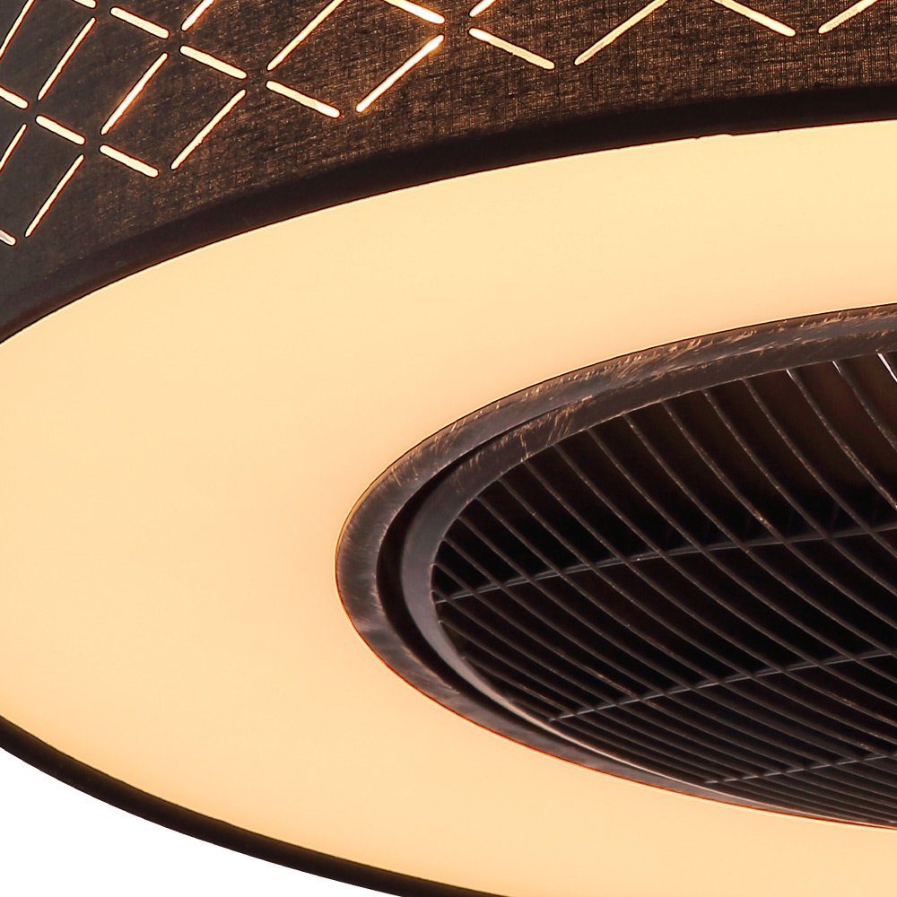 etc-shop Deckenventilator, Deckenventilator mit Beleuchtung Fernbedienung