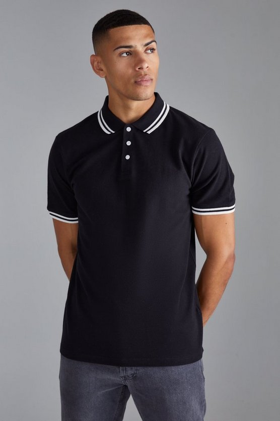 Slim-Fit Pique Poloshirt